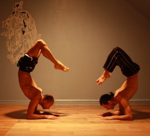 Standing Forfard Fold Head to floor Pose Moor Dhar Asan